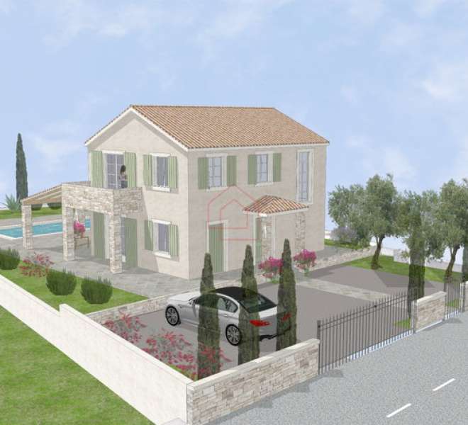 Baugrundstück für den Bau eines Einfamilienhauses mit einer Wohneinheit, Größe 650 m²