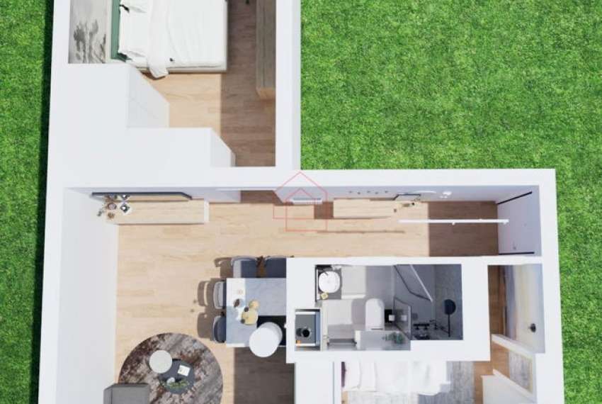 Dreizimmerwohnung mit 50 m² im Wohngebiet Trnsko 3