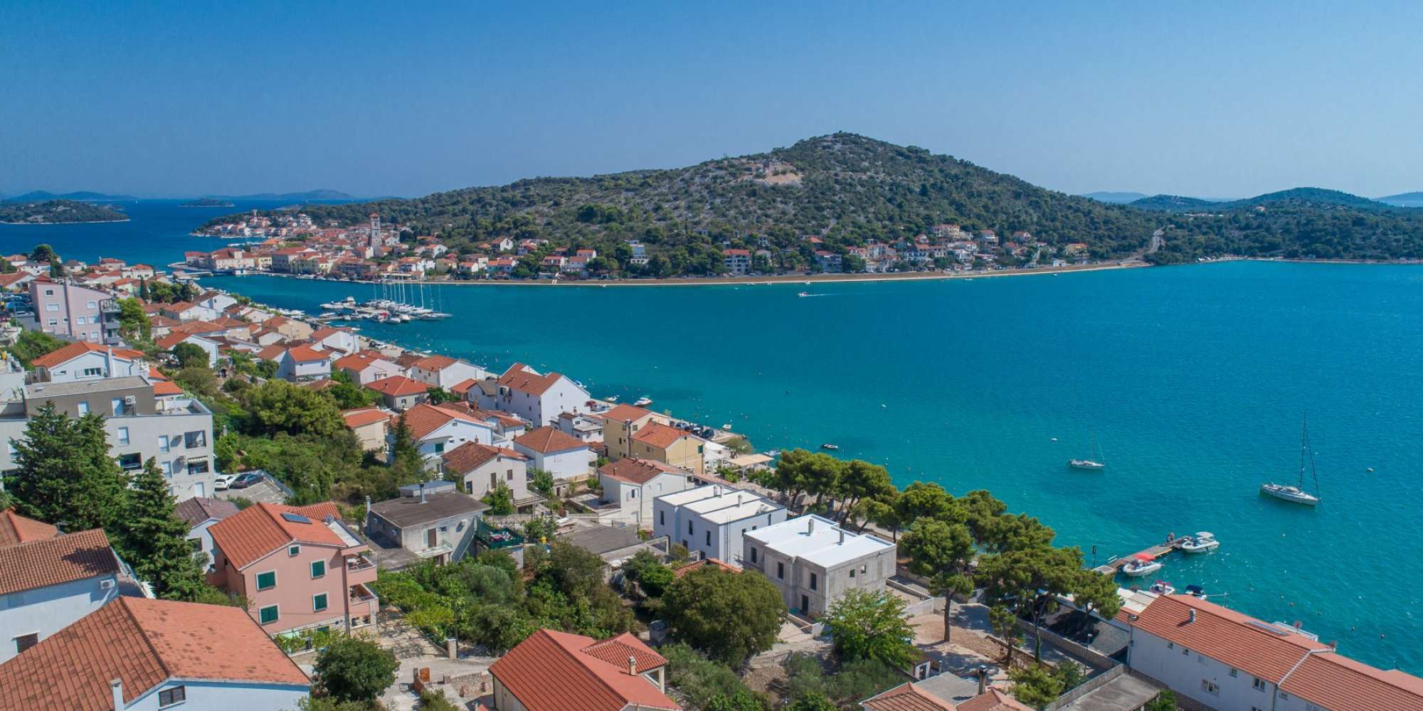 Tisno - luxury villa in three cascades overlooking the sea