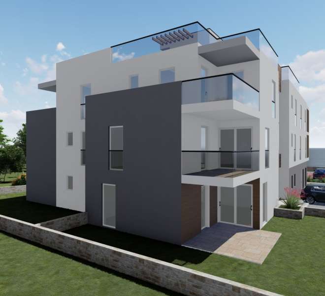 Neubau erste Reihe zum Meer - Srima - Wohnung mit zwei Schlafzimmern - 1. Stock