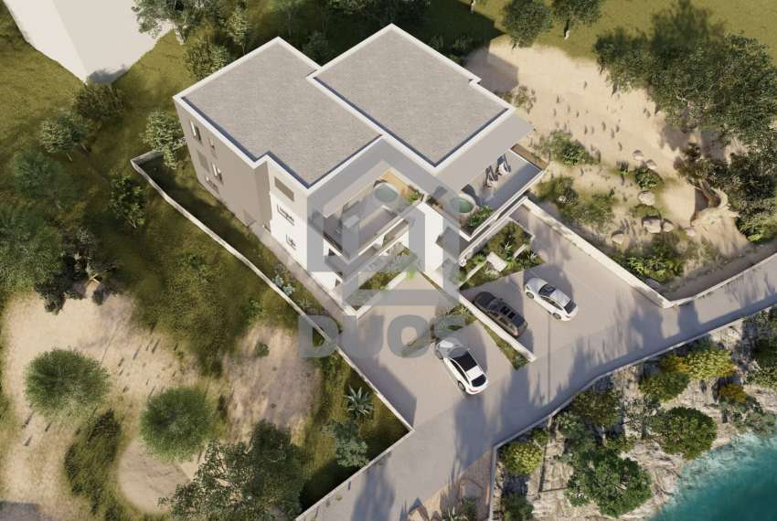 In progress - new construction - Brodarica - Apartment in the first row to the sea 4